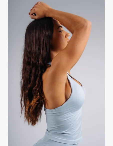 NEBBIA Halter top with built-in bra PRIMAL blue