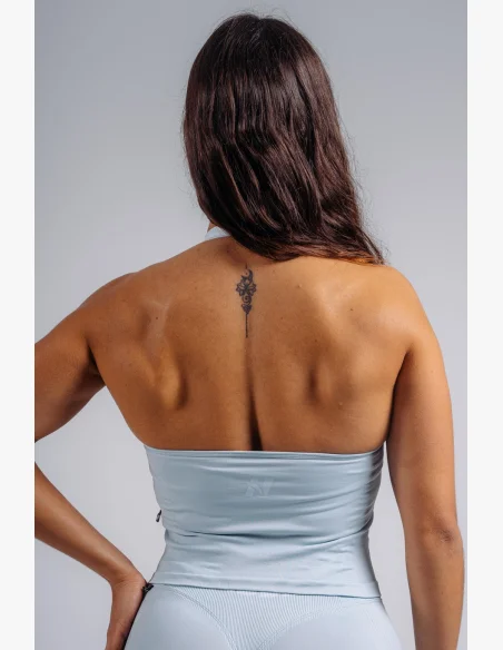NEBBIA Halter top with built-in bra PRIMAL blue