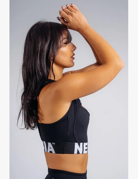 NEBBIA High support sports bra PRIMAL black
