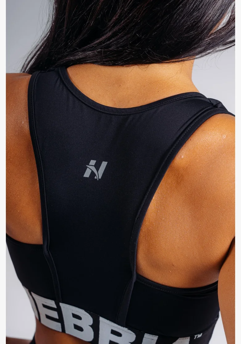 NEBBIA High support sports bra PRIMAL black