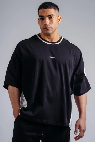 NEBBIA Oversized T-shirt PRIMAL black