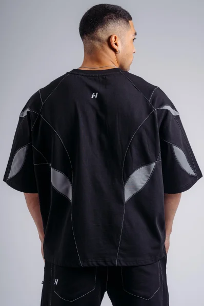 NEBBIA Oversized pump cover T-shirt PRIMAL black 2
