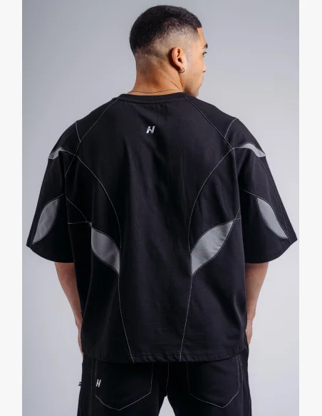 NEBBIA Oversized pump cover T-shirt PRIMAL black