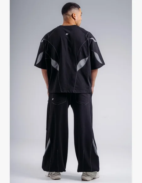 NEBBIA Oversized pump cover T-shirt PRIMAL black