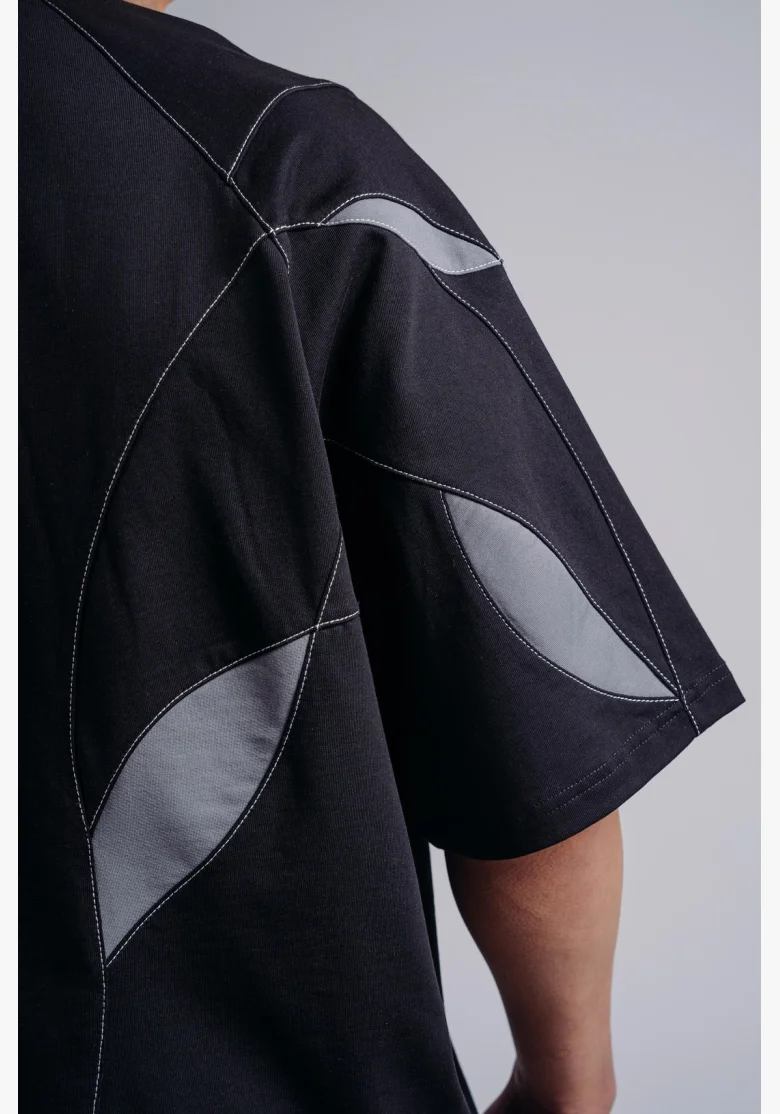 NEBBIA Oversized pump cover T-shirt PRIMAL black