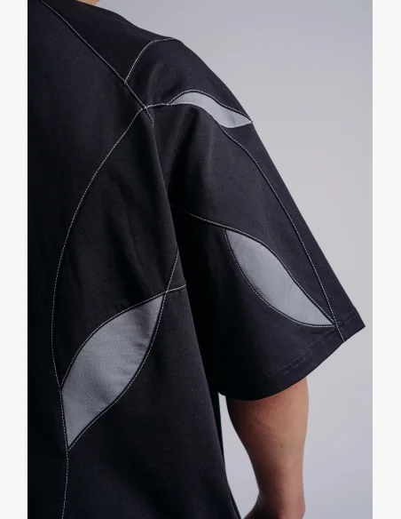NEBBIA Oversized pump cover T-shirt PRIMAL black