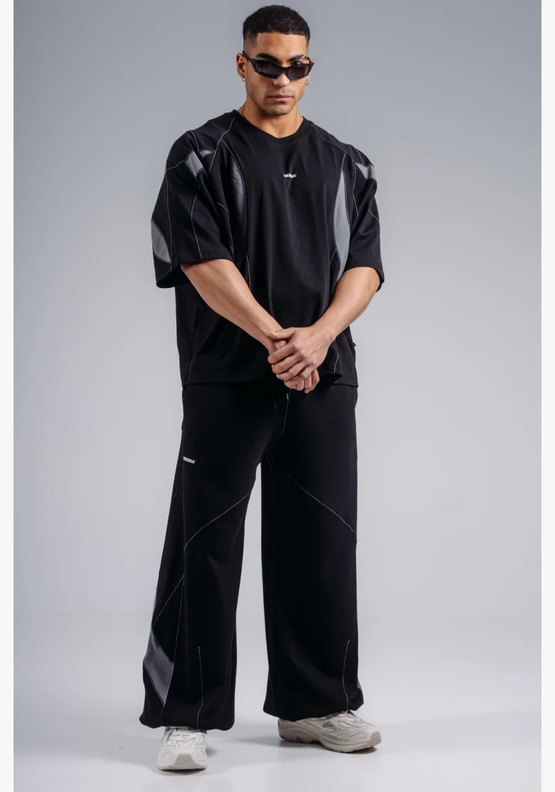 NEBBIA Oversized pump cover T-shirt PRIMAL black
