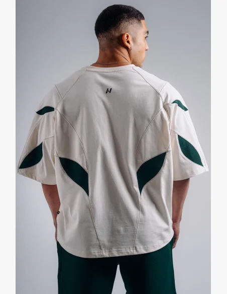 NEBBIA Oversized pump cover T-shirt PRIMAL white
