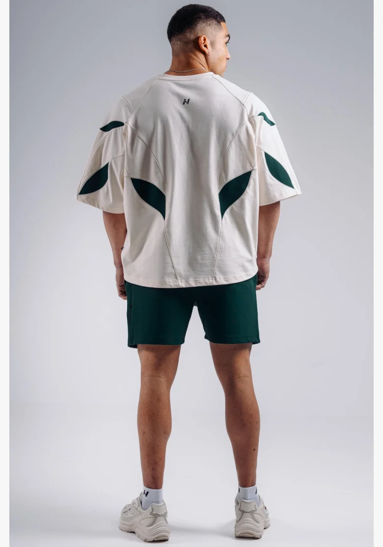 NEBBIA Oversized pump cover T-shirt PRIMAL white