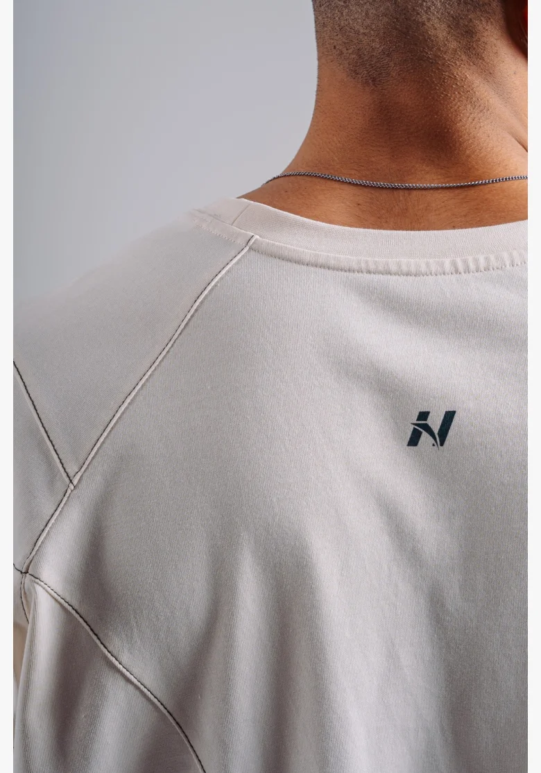 NEBBIA Oversized pump cover T-shirt PRIMAL white