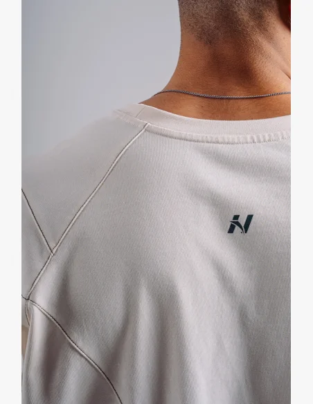 NEBBIA Oversized pump cover T-shirt PRIMAL white