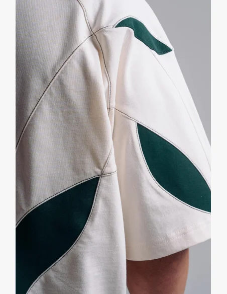 NEBBIA Oversized pump cover T-shirt PRIMAL white