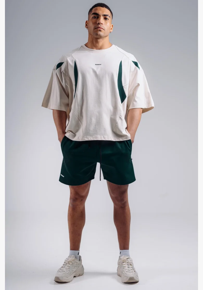 NEBBIA Oversized pump cover T-shirt PRIMAL white