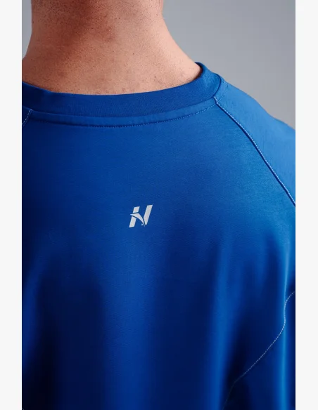 NEBBIA Oversized pump cover T-shirt PRIMAL blue