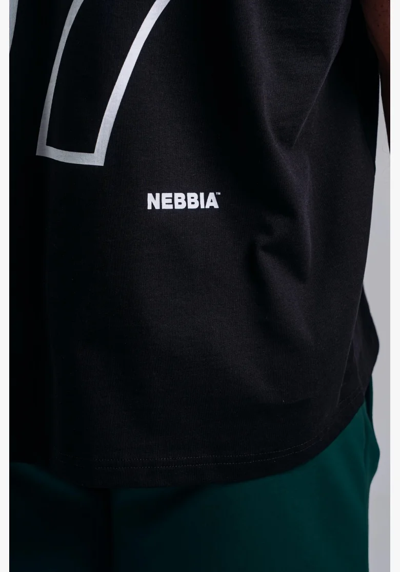 NEBBIA Oversized tank top '97 PRIMAL black