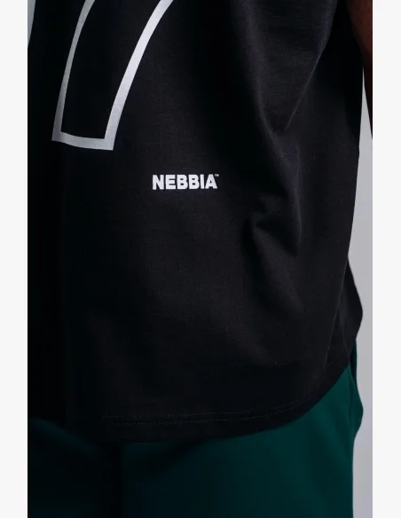 NEBBIA Oversized tank top '97 PRIMAL black