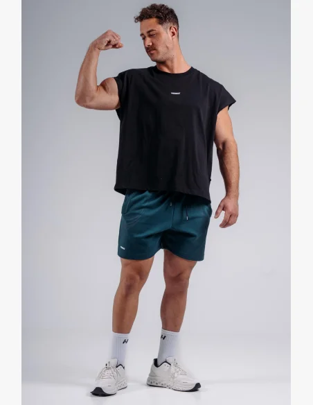 NEBBIA Oversized tank top '97 PRIMAL black