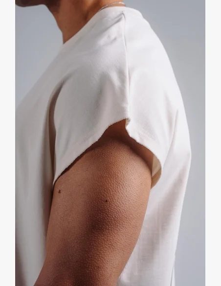 NEBBIA Oversized tank top '97 PRIMAL white