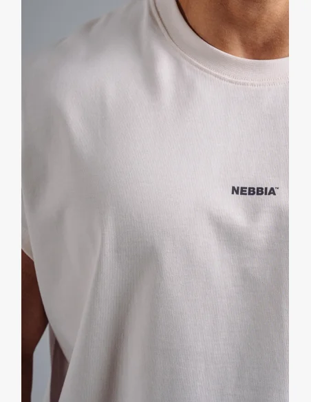 NEBBIA Oversized tank top '97 PRIMAL white