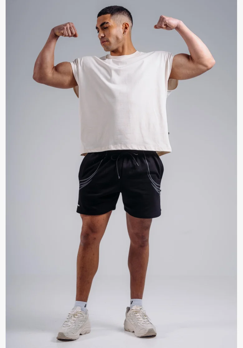 NEBBIA Oversized tank top '97 PRIMAL white