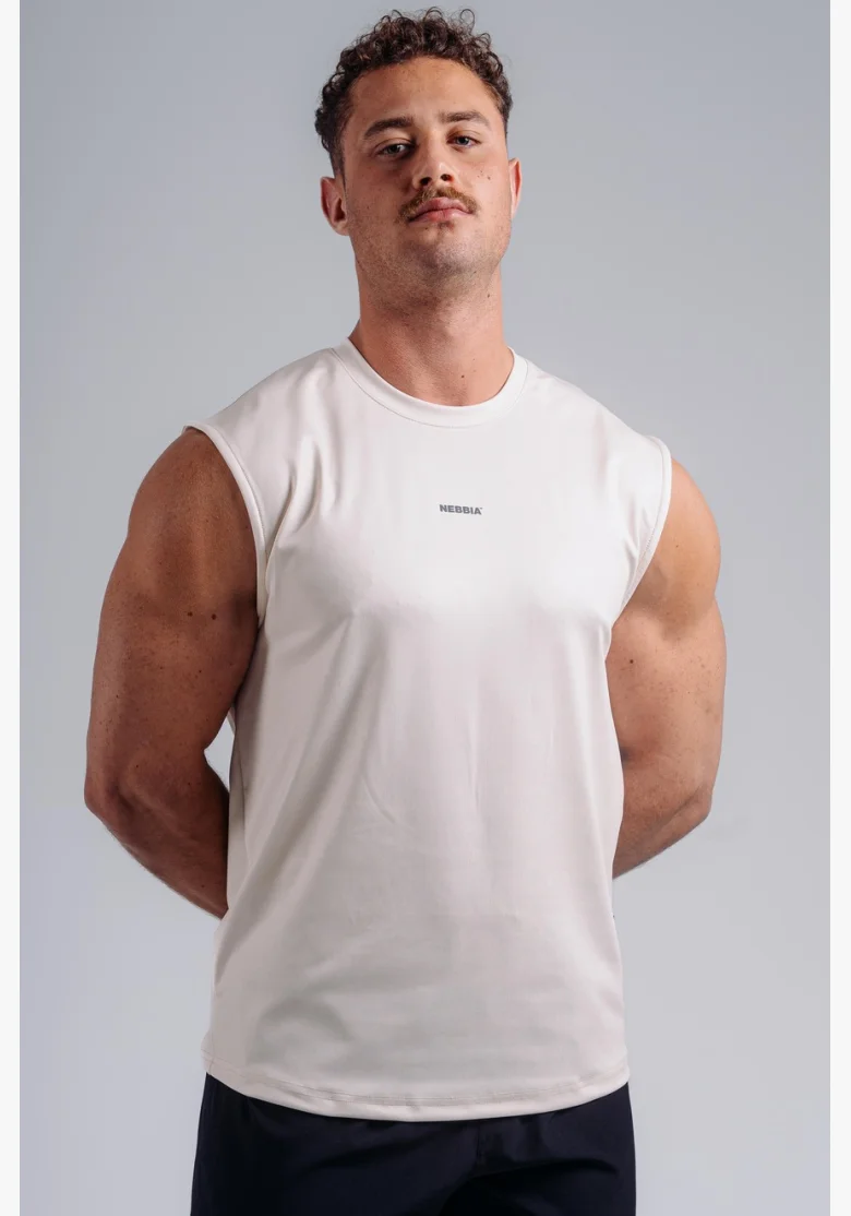 NEBBIA Functional tank top PRIMAL white