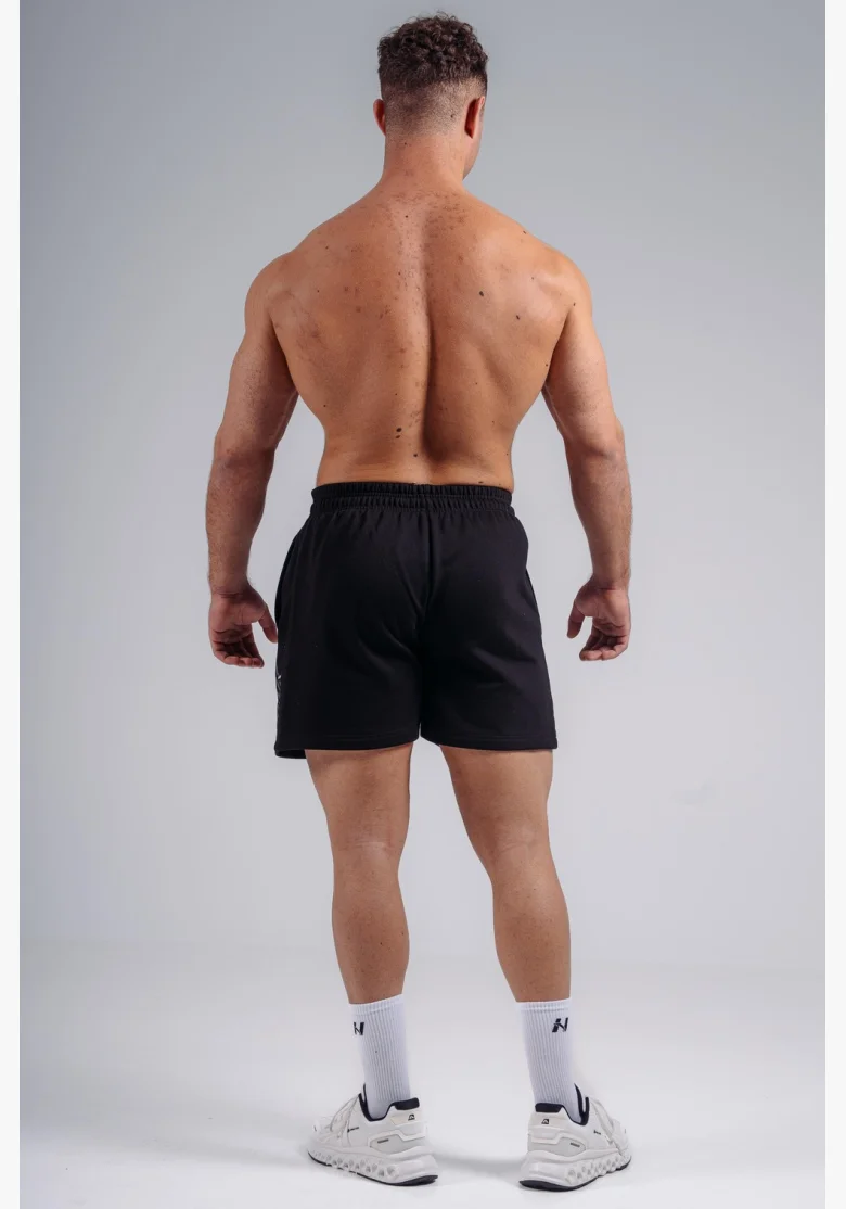 NEBBIA Oversized training shorts PRIMAL black