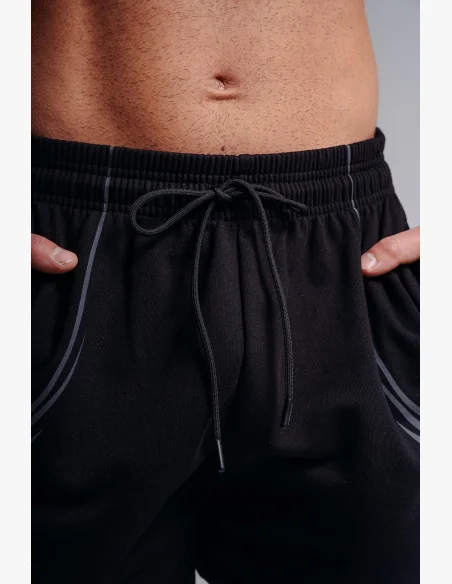 NEBBIA Oversized training shorts PRIMAL black