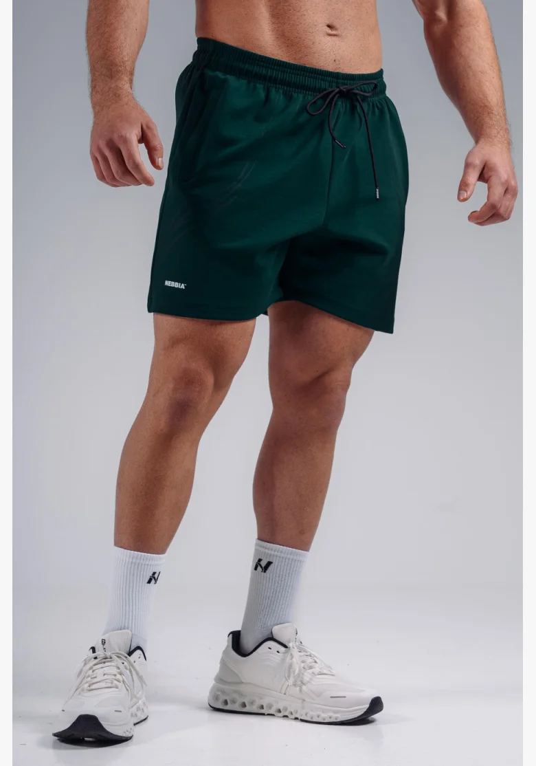 NEBBIA Oversized training shorts PRIMAL green