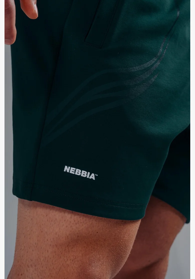 NEBBIA Oversized training shorts PRIMAL green