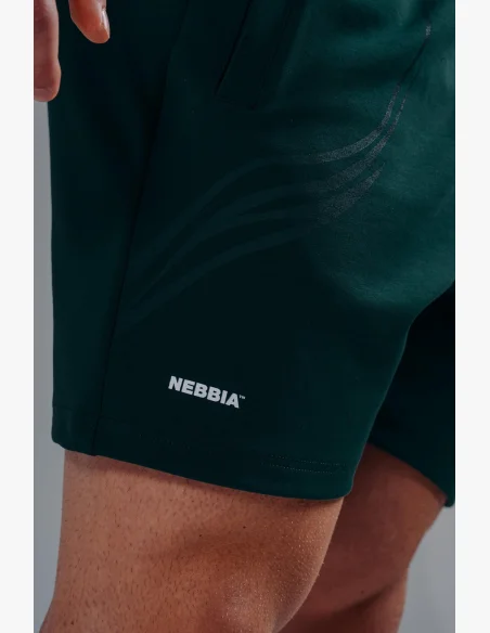 NEBBIA Oversized training shorts PRIMAL green