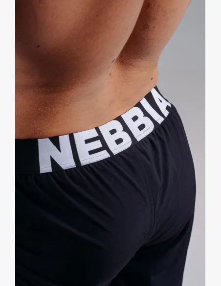 NEBBIA Double-layer training shorts PRIMAL black