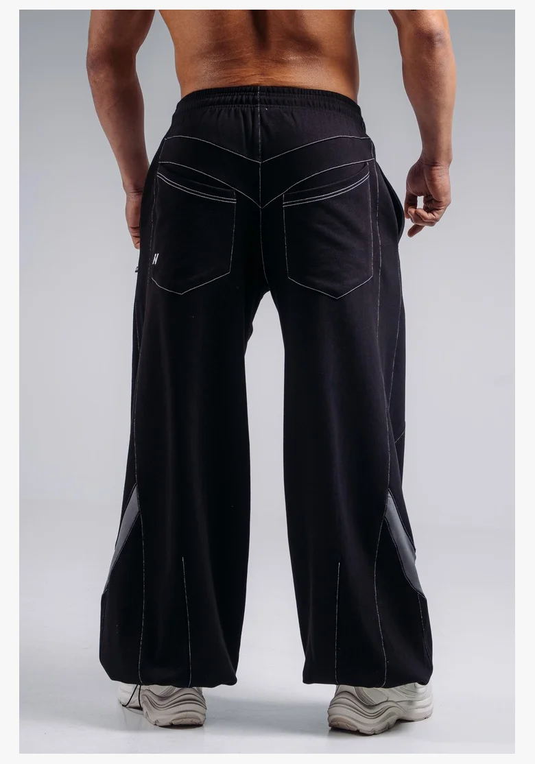 NEBBIA Baggy sweatpants PRIMAL black