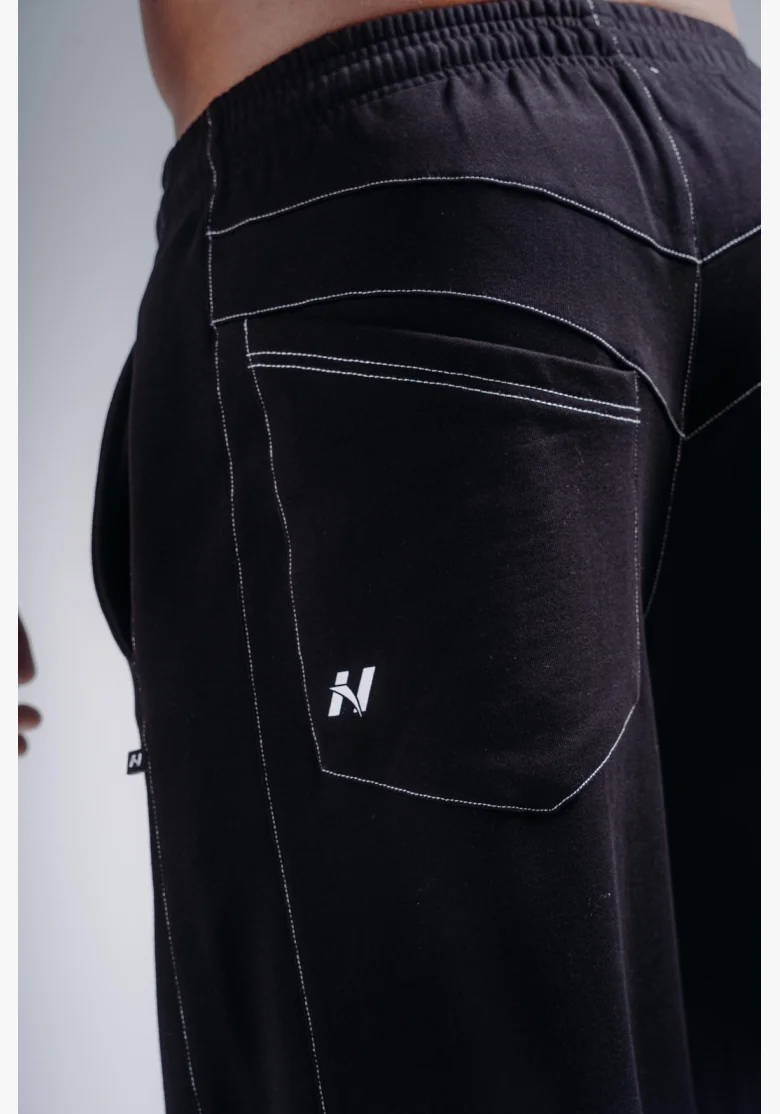 NEBBIA Baggy sweatpants PRIMAL black