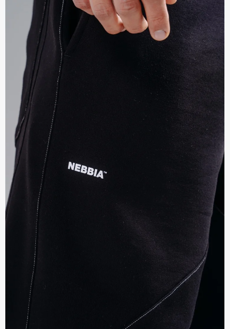 NEBBIA Baggy sweatpants PRIMAL black