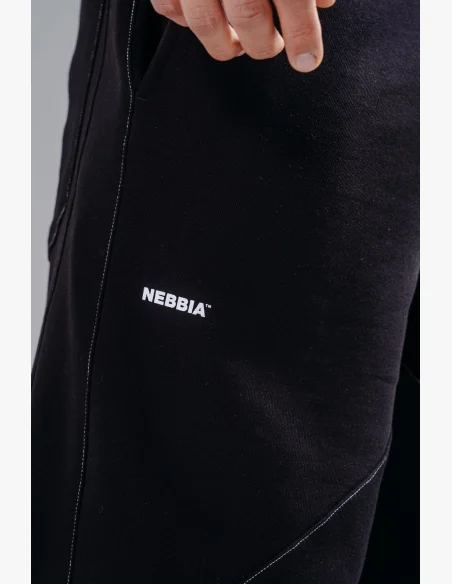 NEBBIA Baggy sweatpants PRIMAL black
