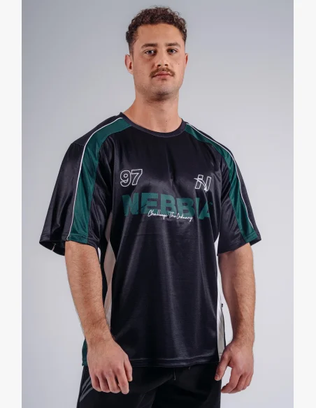 NEBBIA Oversized Jersey T-shirt '97 PRIMAL black