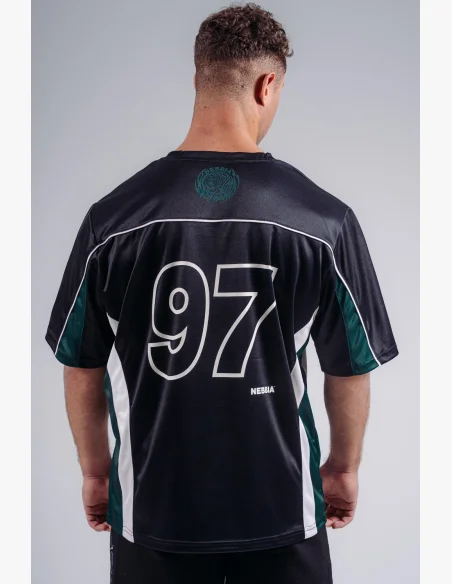 NEBBIA Oversized Jersey T-shirt '97 PRIMAL black