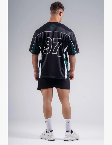 NEBBIA Oversized Jersey T-shirt '97 PRIMAL black