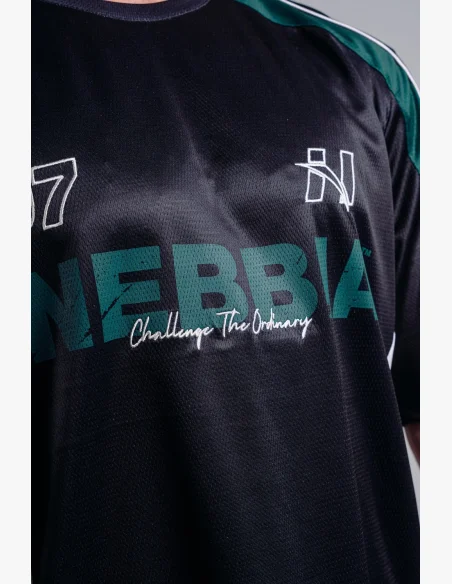 NEBBIA Oversized Jersey T-shirt '97 PRIMAL black