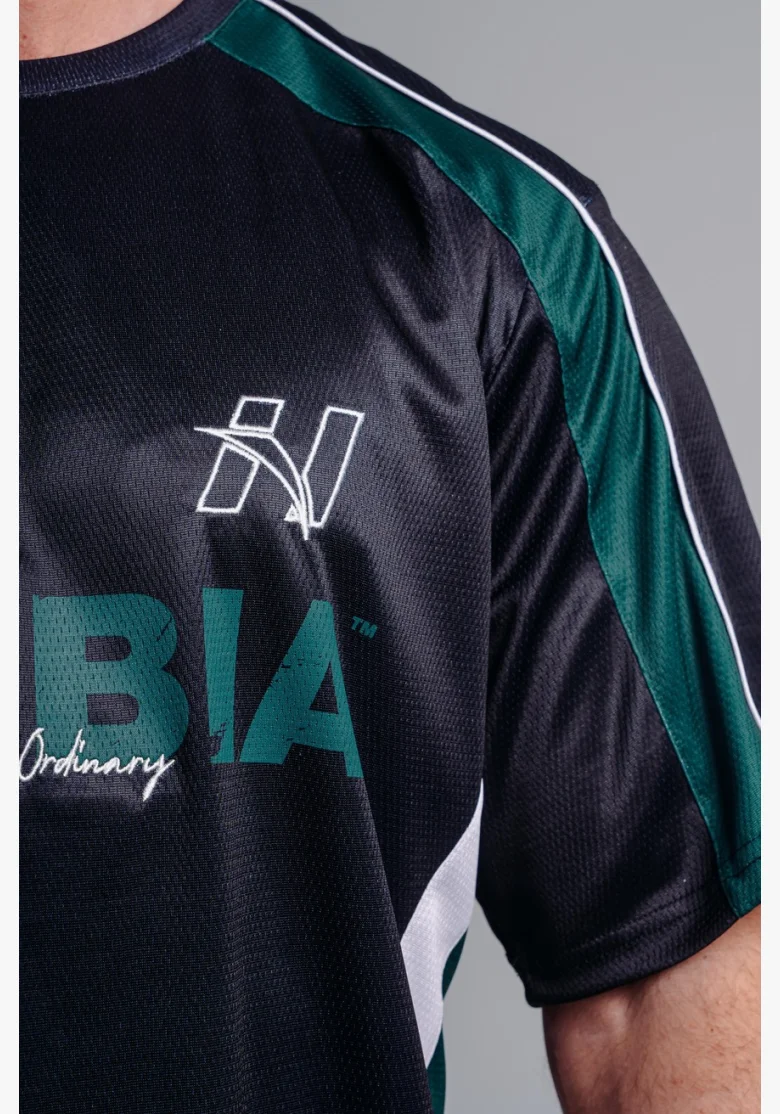 NEBBIA Oversized Jersey T-shirt '97 PRIMAL black
