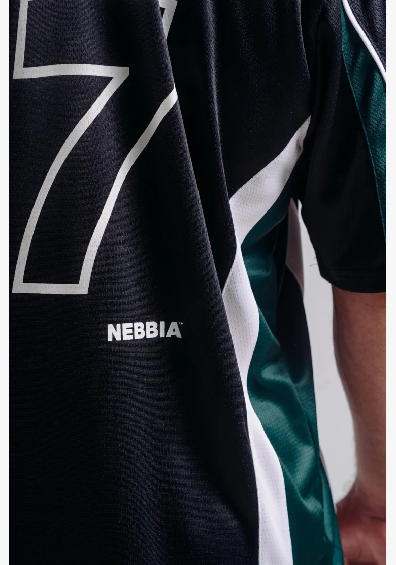 NEBBIA Oversized Jersey T-shirt '97 PRIMAL black