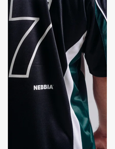 NEBBIA Oversized Jersey T-shirt '97 PRIMAL black