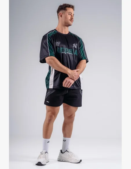 NEBBIA Oversized Jersey T-shirt '97 PRIMAL black