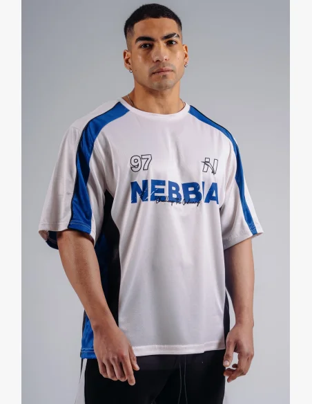 NEBBIA Oversized Jersey T-shirt '97 PRIMAL white