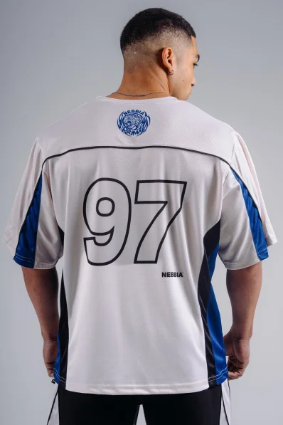 NEBBIA Oversized Jersey T-shirt '97 PRIMAL white 2