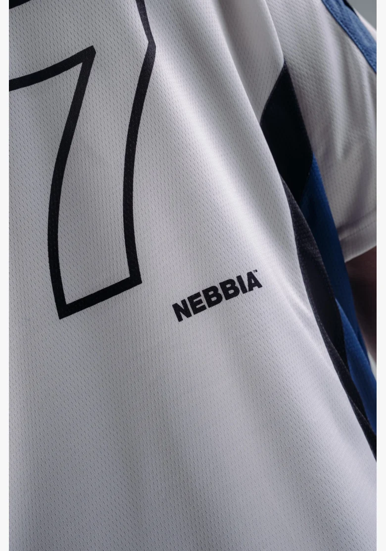 NEBBIA Oversized Jersey T-shirt '97 PRIMAL white