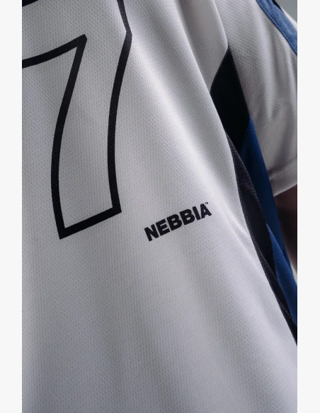 NEBBIA Oversized Jersey T-shirt '97 PRIMAL white