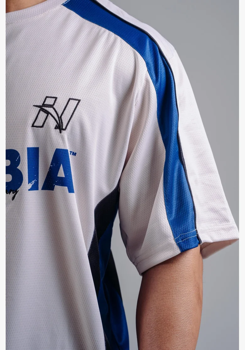 NEBBIA Oversized Jersey T-shirt '97 PRIMAL white