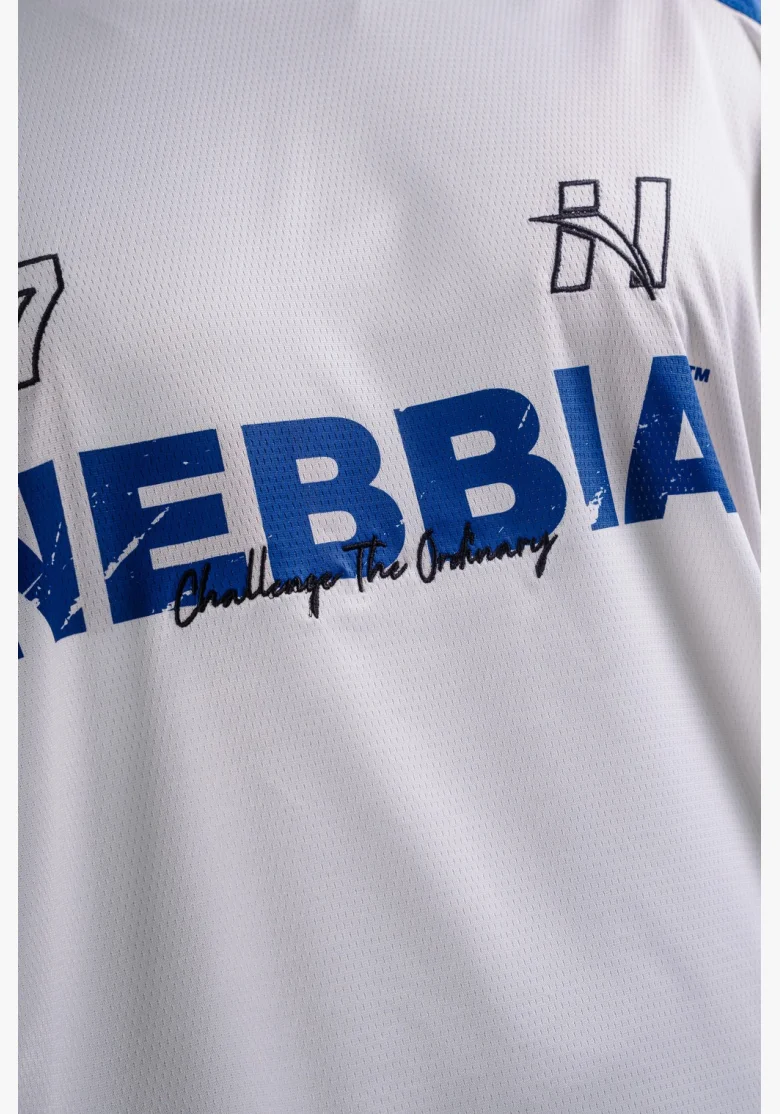 NEBBIA Oversized Jersey T-shirt '97 PRIMAL white