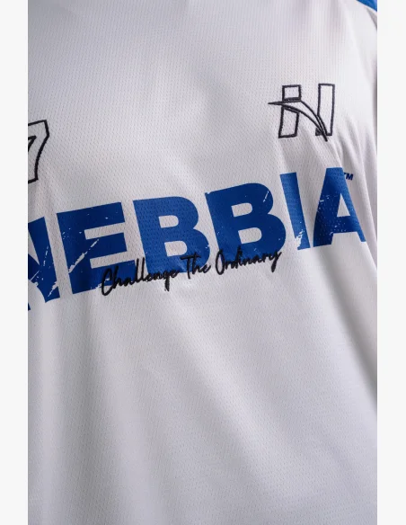 NEBBIA Oversized Jersey T-shirt '97 PRIMAL white